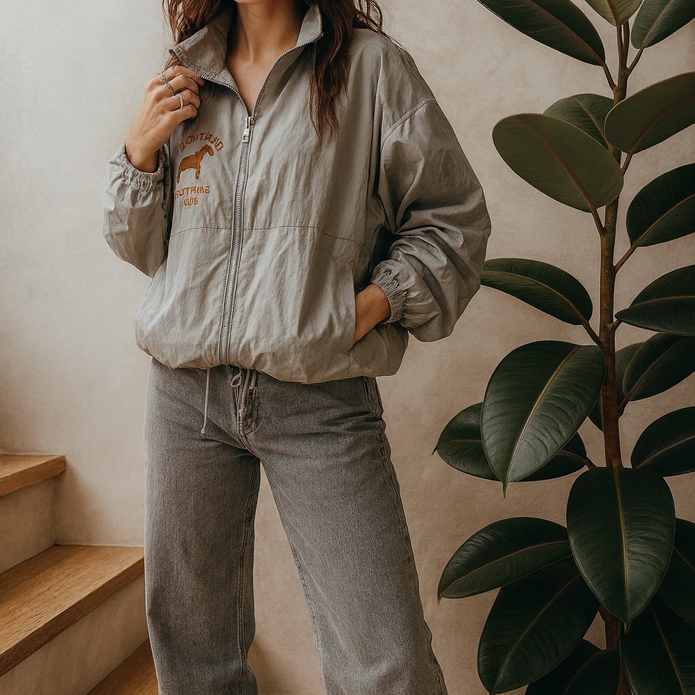 Vintage Oversized Graphic Jacket